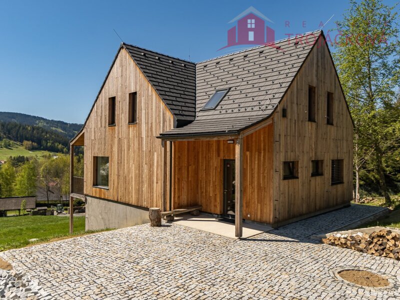 Prodej novostavby domu 4+kk, 190 m2, Horní Bečva, pozemek 1886 m2