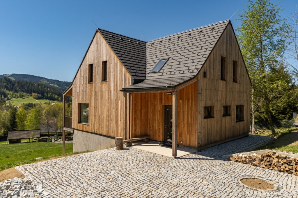 Prodej novostavby domu 4+kk, 190 m2, Horní Bečva, pozemek 1886 m2