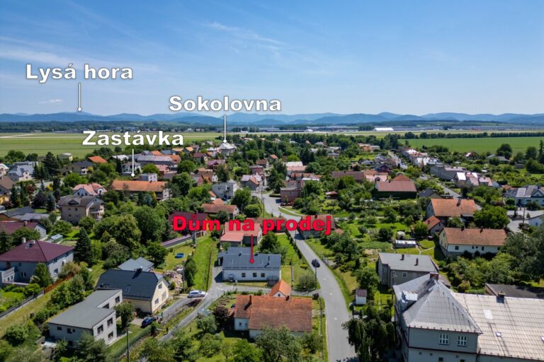 Prodej rodinného domu 342 m2, obec Albrechtičky, pozemek 549 m2