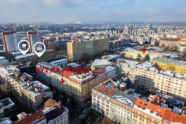 Prodej bytu 3+1, 97  m2, balkón, Ostrava –  Moravská Ostrava