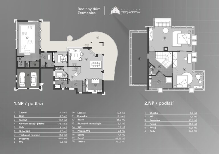 Prodej rodinného domu  6+1, 388 m2, Žermanice , pozemek 7143 m2