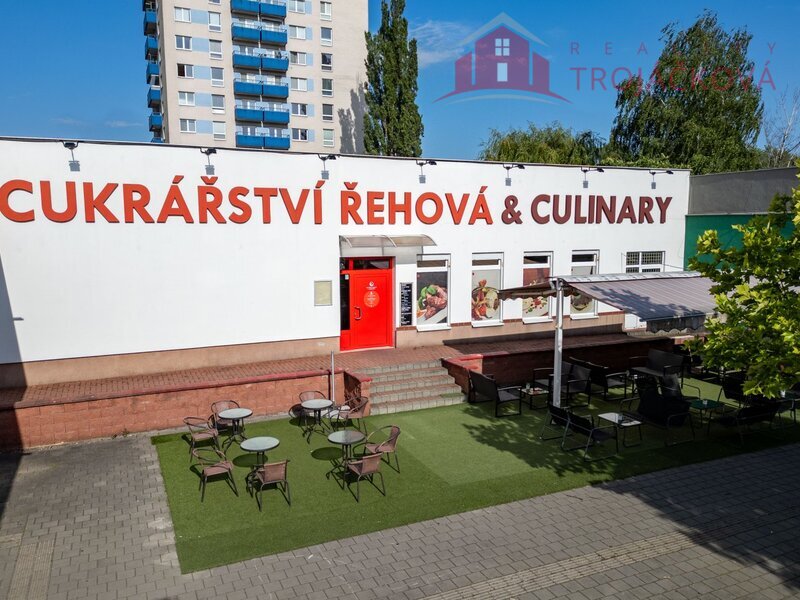 Prodej cukrárny,  výrobny a baru , 433 m2, Moravská Ostrava